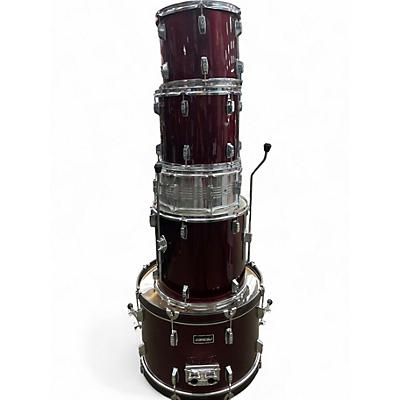 Used Peavey 5 Piece INTERNATIONAL SERIES II RED Drum Kit