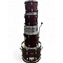 Used Peavey 5 Piece INTERNATIONAL SERIES II RED Drum Kit RED