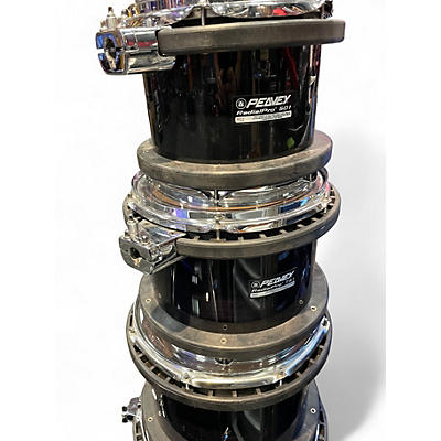 Used Peavey 5 Piece RADIAL PRO 751 Black Drum Kit