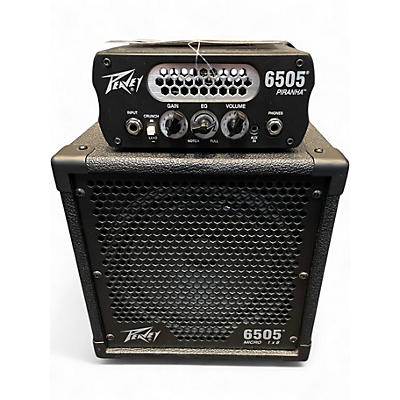 Used Peavey 6505 PIRANHA HEAD AND CAB Guitar Stack
