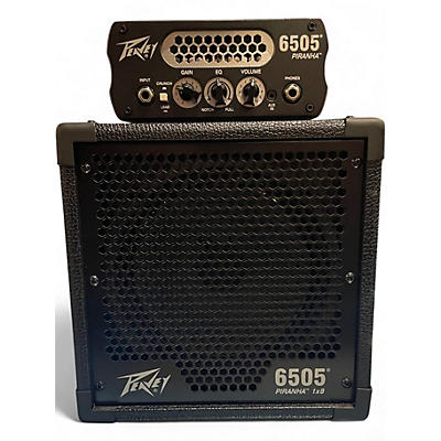 Used Peavey 6505 Piranha Head and Cab Guitar Stack