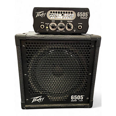 Used Peavey 6505 Piranha Head and Cabinet Guitar Stack