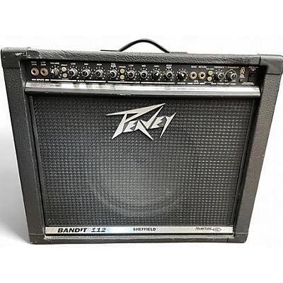 Used Peavey Bandit 112 Silver Stripe Tube Guitar Combo Amp