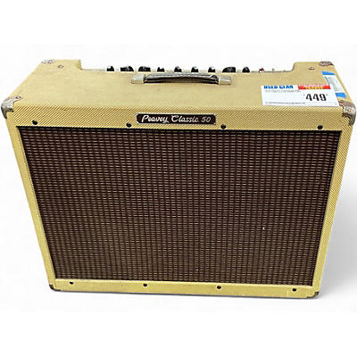 Used Peavey Classic 50 50W 2x12 Tube Guitar Combo Amp