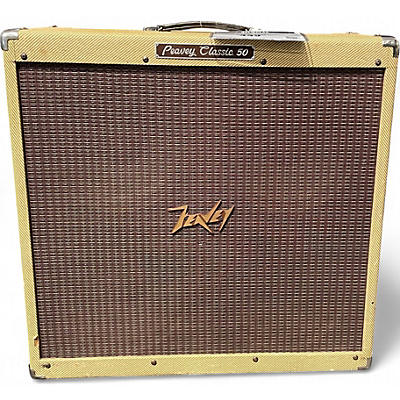 Used Peavey Classic 50 50W 2x12 Tube Guitar Combo Amp