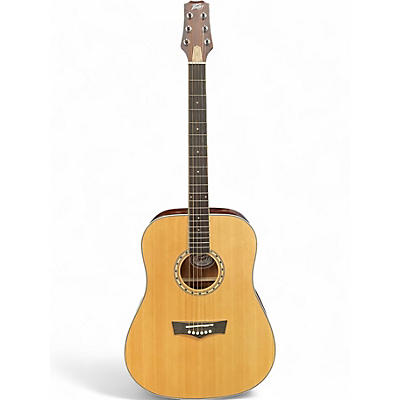 Used Peavey DW1 Natural Acoustic Guitar