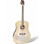 Used Peavey DW2 Natural Acoustic Guitar Natural