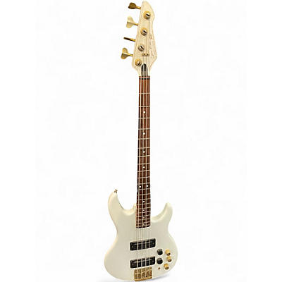 Used Peavey DYNA BASS Antique White Electric Bass Guitar