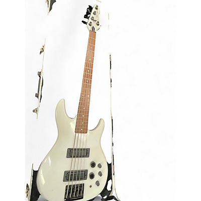 Used Peavey Dyna Bass 5 White Electric Bass Guitar