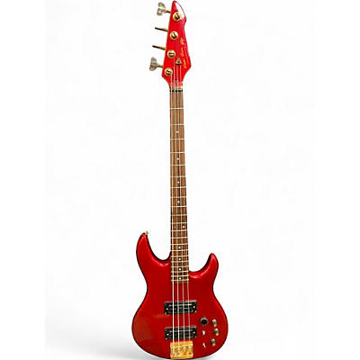 Used Peavey Dyna Bass Red Sparkle Electric Bass Guitar