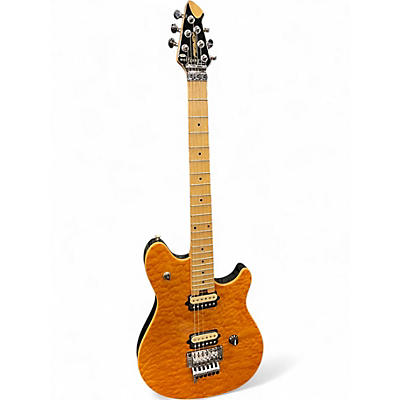 Used Peavey EVH Wolfgang Special Amber Flame Solid Body Electric Guitar