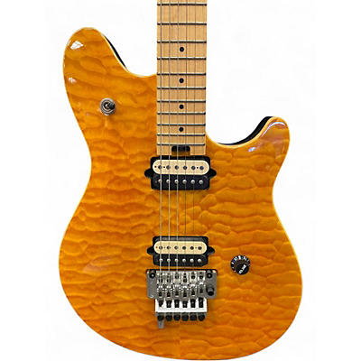 Used Peavey EVH Wolfgang Special Quilted Maple Trans Amber Solid Body Electric Guitar