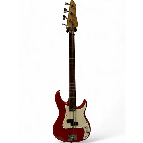 Used Peavey FURY Red Electric Bass Guitar Red