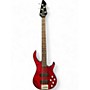 Used Peavey Fury V Trans Red Electric Bass Guitar Trans Red