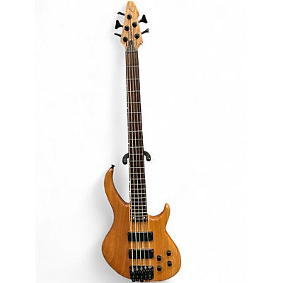 Used Peavey Grind BXP 5 String Antique Natural Electric Bass Guitar