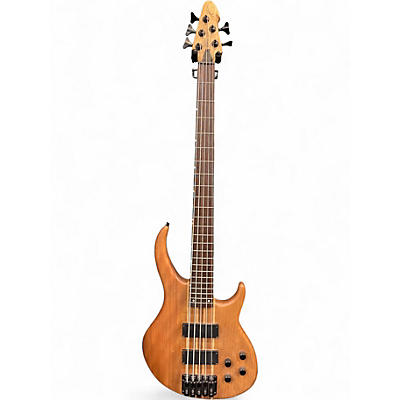 Used Peavey Grind BXP 5 String Natural Electric Bass Guitar