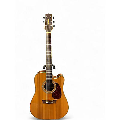 Used Peavey Indianola Cutaway Natural Acoustic Electric Guitar