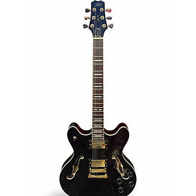 Used Peavey JF-1 Black Hollow Body Electric Guitar