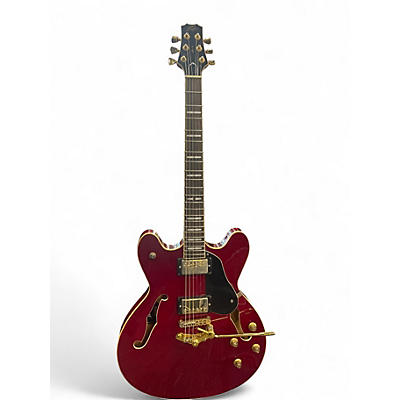 Used Peavey JF-1 Red Hollow Body Electric Guitar