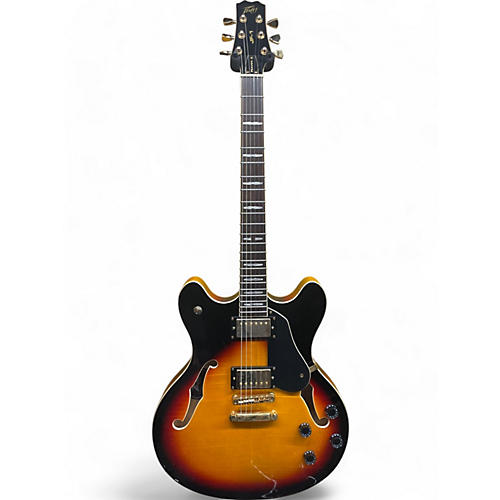 Peavey Used Peavey JF1 3 Tone Sunburst Hollow Body Electric Guitar 3 Tone Sunburst