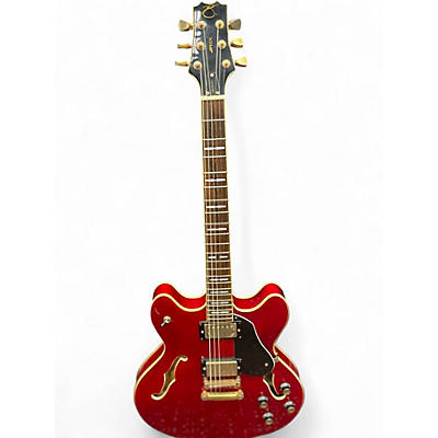 Used Peavey JF1EX RED Hollow Body Electric Guitar