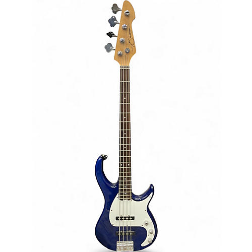 Used Peavey MILESTONE Blue Electric Bass Guitar Blue