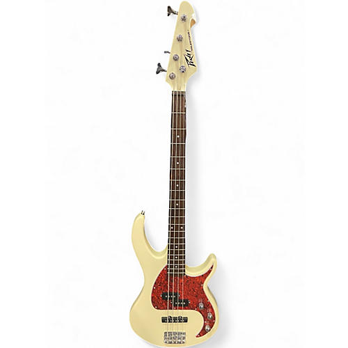 Used Peavey MILESTONE PJ Olympic White Electric Bass Guitar Olympic White