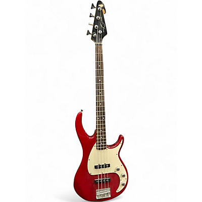 Used Peavey MILESTONE Red Electric Bass Guitar