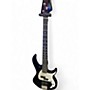 Used Peavey Milestone 4 Black and White Electric Bass Guitar Black and White