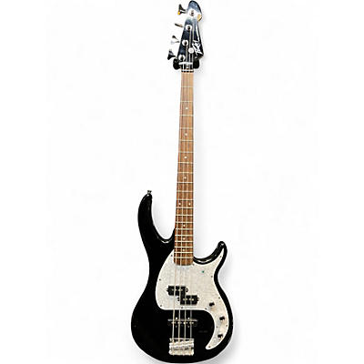 Used Peavey Milestone Black and White Electric Bass Guitar
