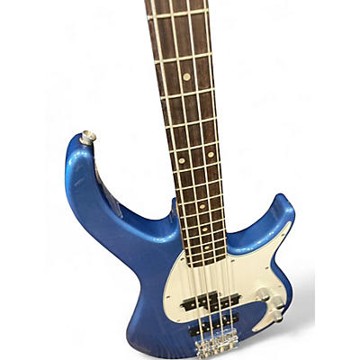 Used Peavey Milestone Blue Electric Bass Guitar