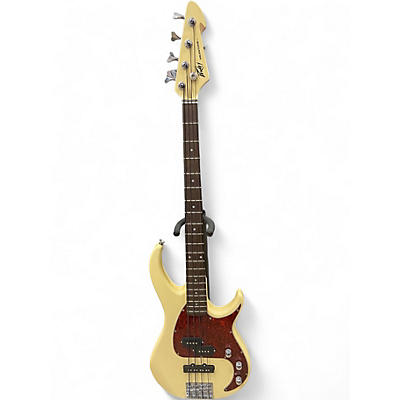 Used Peavey Milestone IV Olympic White Electric Bass Guitar