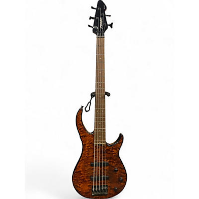 Used Peavey Millennium AC BXP 5 String Tiger Eye Electric Bass Guitar
