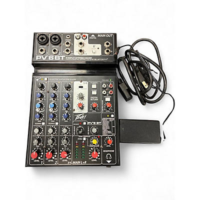 Used Peavey PV 6 BT Unpowered Mixer