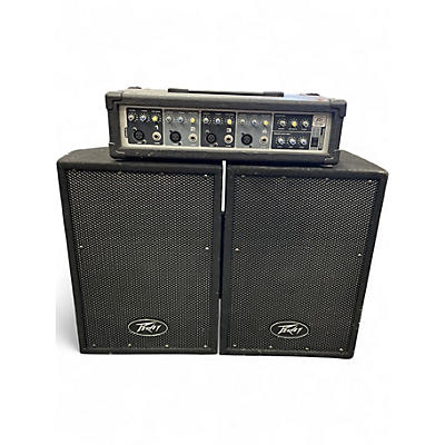 Used Peavey PV I4B MIXER AND TWO PVI10 SPEAKERS Sound Package