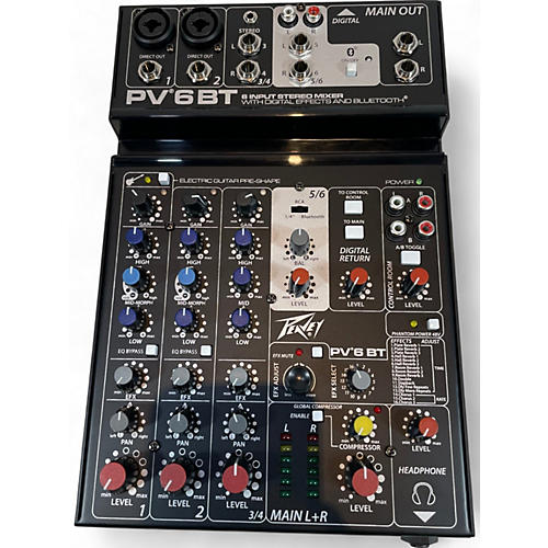 Peavey Used Peavey PV6 Unpowered Mixer