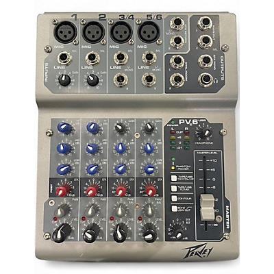 Used Peavey Pv6 Unpowered Mixer