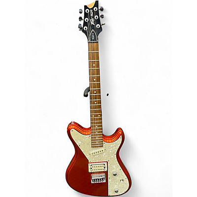 Used Peavey Retro Fire Orange Solid Body Electric Guitar