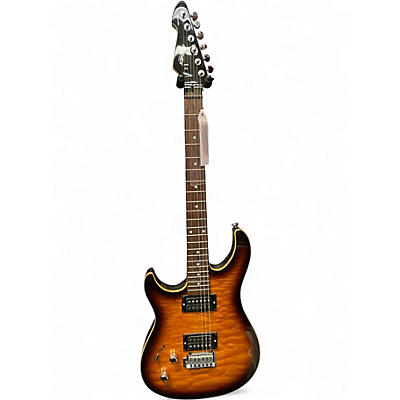 Used Peavey exp limited series LH Tiger Eye Solid Body Electric Guitar