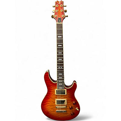 Used Peavey exp signature series Tiger Eye Solid Body Electric Guitar