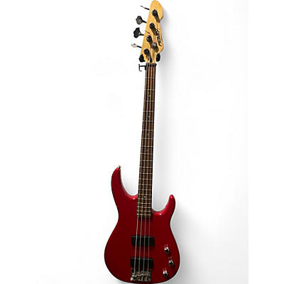 Used Peavey foundation Candy Apple Red Electric Bass Guitar