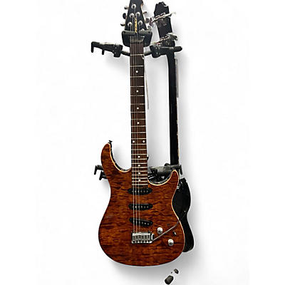 Used Peavey ltd Trans Amber Solid Body Electric Guitar