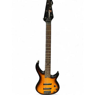 Used Peavey millinium bxp 5 string 2 Color Sunburst Electric Bass Guitar