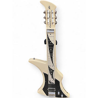 Used Peavey power slide Antique White Lap Steel