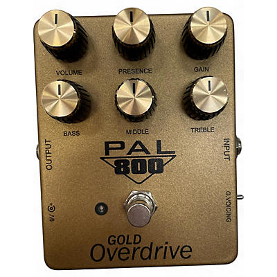 Used Pedal Pal PAL 800 GOLD OVERDRIVE Effect Pedal