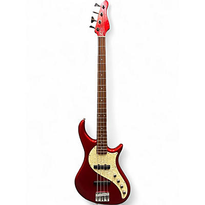 Used Pedulla RBJ2-4 RAPTURE  RED Electric Bass Guitar