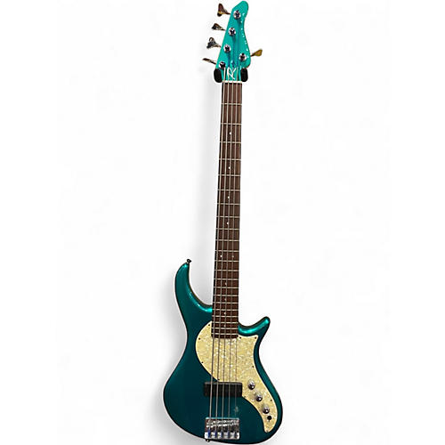 Used Pedulla Rapture RB5 5 String Green Electric Bass Guitar Green