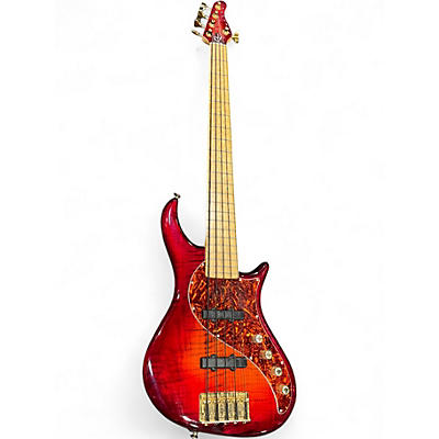 Used Pedulla Rapture RB5 5 String Sunburst Electric Bass Guitar