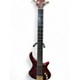 Used Pedulla Thunder Bass redish Electric Bass Guitar redish
