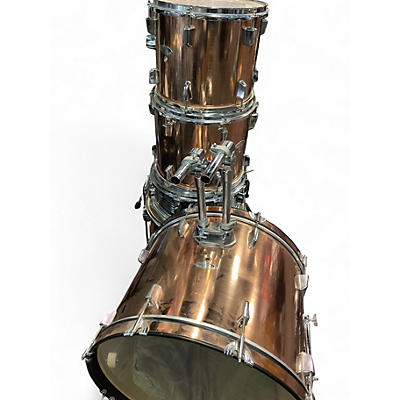 Used Percussion Plus 3 Piece 5 piece Copper Drum Kit
